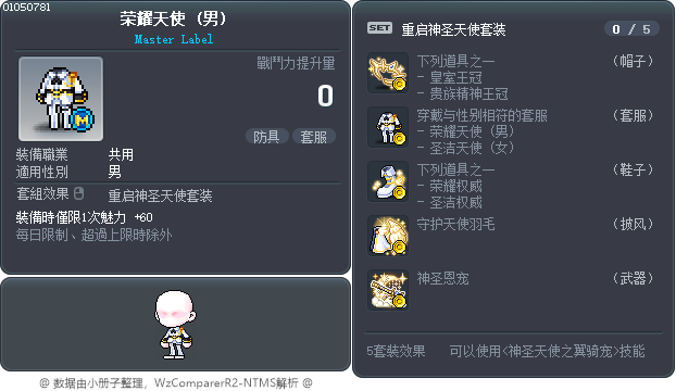 荣耀天使 Tooltip