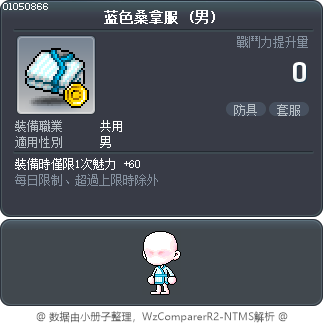 蓝色桑拿服 Tooltip
