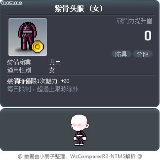 紫骨头服 Tooltip
