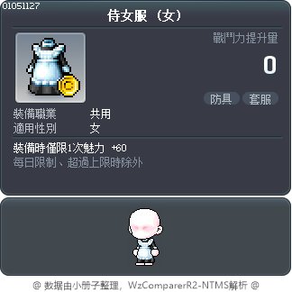 侍女服 Tooltip