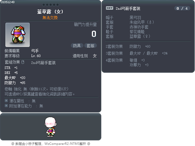 蓝草露 Tooltip