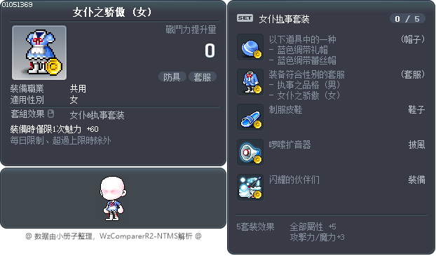 女仆之骄傲 Tooltip