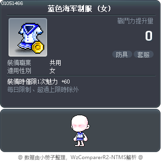 蓝色海军制服 Tooltip