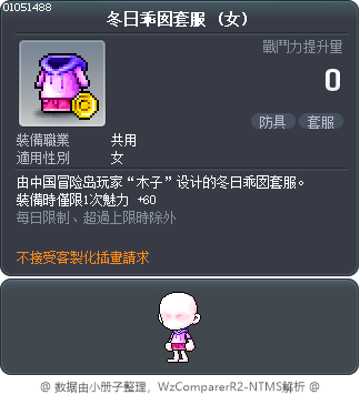 冬日乖囡套服 Tooltip