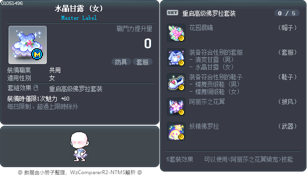 水晶甘露 Tooltip