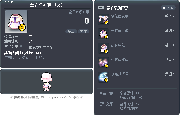 薰衣草斗篷 Tooltip
