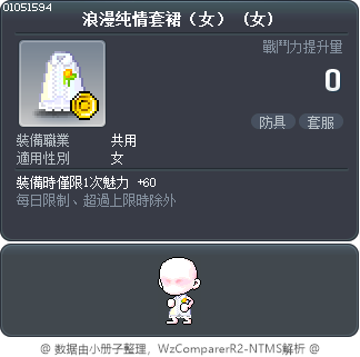 浪漫纯情套裙（女） Tooltip