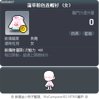 蒲草粉色连帽衫 Tooltip