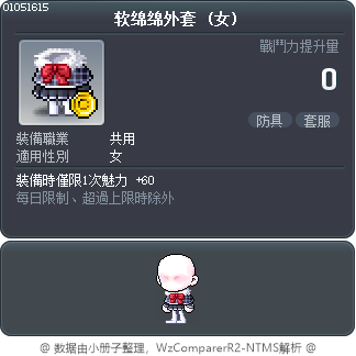 软绵绵外套 Tooltip