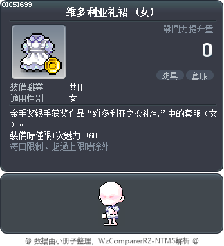 维多利亚礼裙 Tooltip