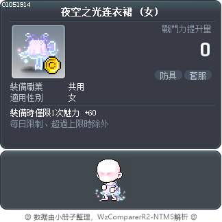 夜空之光连衣裙 Tooltip