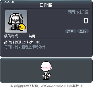 白骨服 Tooltip