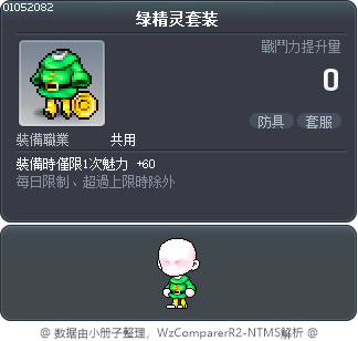 绿精灵套装 Tooltip