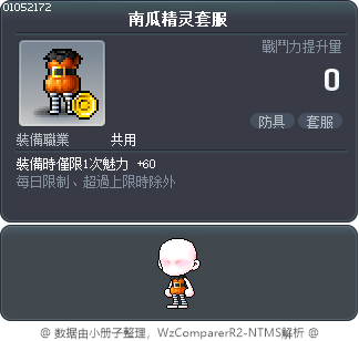 南瓜精灵套服 Tooltip