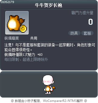 牛牛贺岁长袍 Tooltip