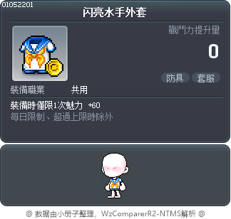 闪亮水手外套 Tooltip