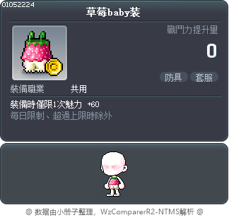 草莓baby装 Tooltip