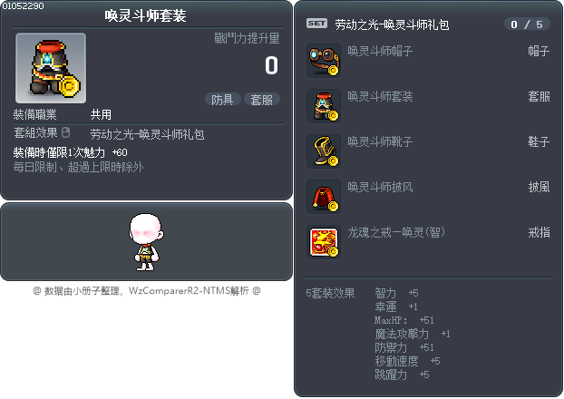 唤灵斗师套装 Tooltip