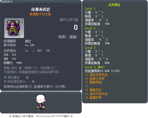 深渊演武铠 Tooltip