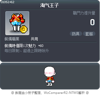 淘气王子 Tooltip
