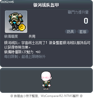银河战队盔甲 Tooltip
