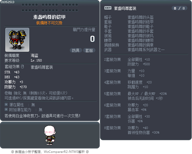 素盏呜尊的铠甲 Tooltip