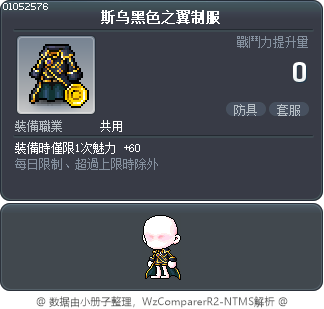 斯乌黑色之翼制服 Tooltip