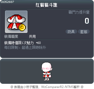 红猫猫斗篷 Tooltip