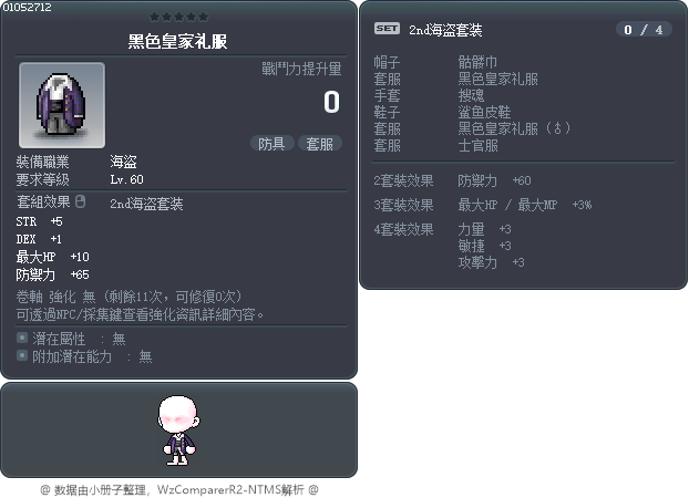 黑色皇家礼服 Tooltip