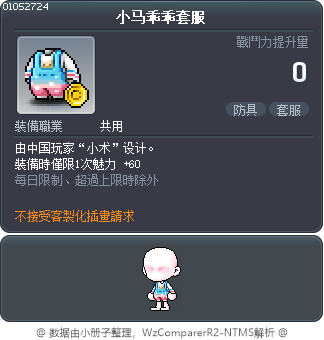 小马乖乖套服 Tooltip