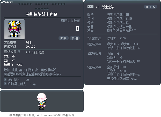 穆斯佩尔战士套服 Tooltip
