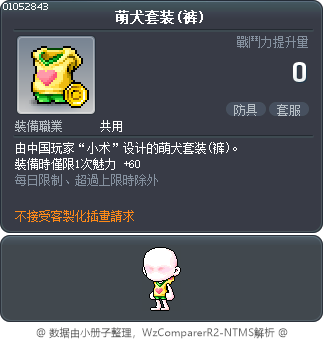 萌犬套装(裤) Tooltip