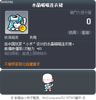 水晶喵喵连衣裙 Tooltip