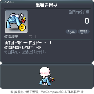 黑猫连帽衫 Tooltip