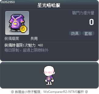 星光嘻哈服 Tooltip