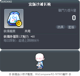 宽版沙滩长袍 Tooltip