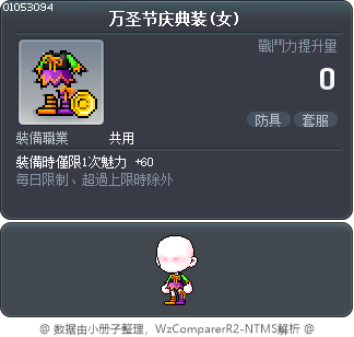 万圣节庆典装(女) Tooltip