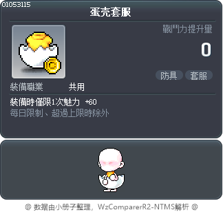 蛋壳套服 Tooltip