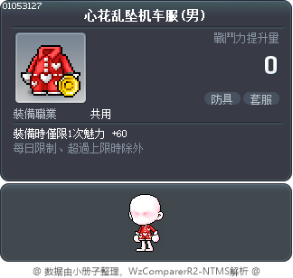心花乱坠机车服(男) Tooltip
