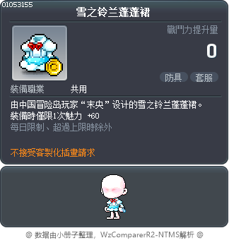雪之铃兰蓬蓬裙 Tooltip