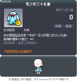 雪之铃兰小礼服 Tooltip