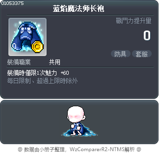 蓝焰魔法师长袍 Tooltip