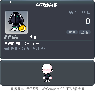 皇冠健身服 Tooltip