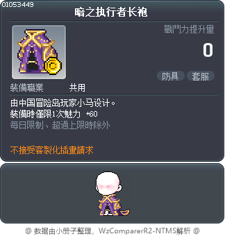 暗之执行者长袍 Tooltip