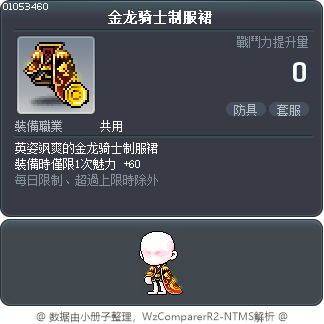 金龙骑士制服裙 Tooltip