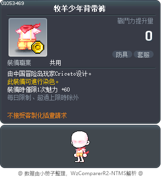 牧羊少年背带裤 Tooltip