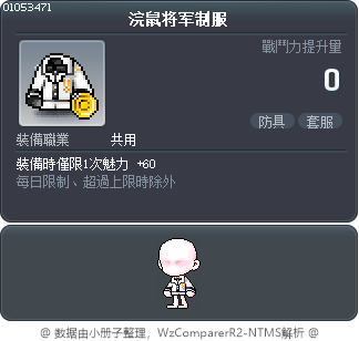浣鼠将军制服 Tooltip