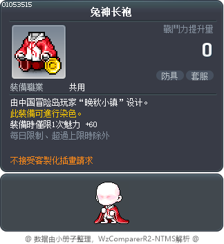 兔神长袍 Tooltip