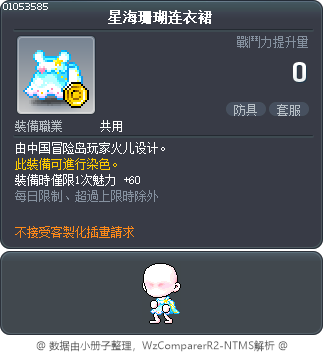 星海珊瑚连衣裙 Tooltip