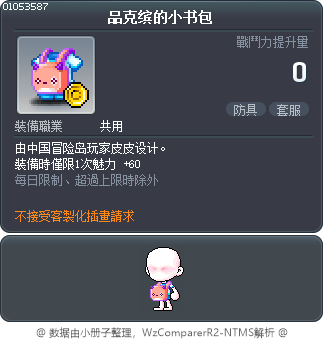 品克缤的小书包 Tooltip